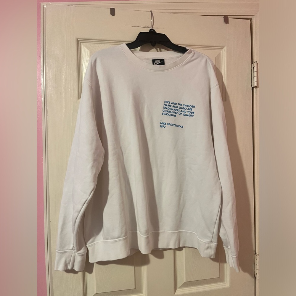 Nike Men's Sportswear Swoosh Crew‎ Pullover Sweatshirt Size XL